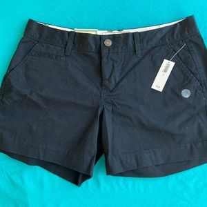 Size 6 black, 5 inch shorts